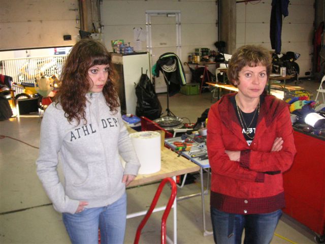 Onze 2 pitspoezen ietwat beteuterd.